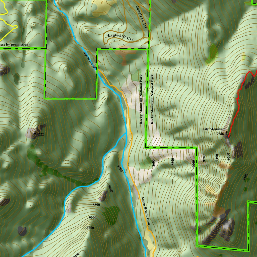 Essence of Estes Park Colorado Map by Great Outdoors Adventures ...