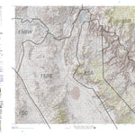 HuntData Arizona Antelope Hunt Unit 15B-North Game Concentration Map