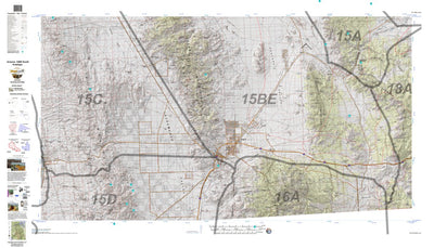 HuntData Arizona Antelope Hunt Unit 15B-South Game Concentration Map