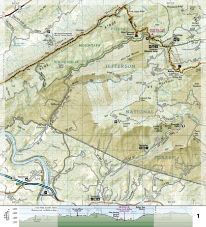 1504 AT Bailey Gap to Calf Mtn (map 01)