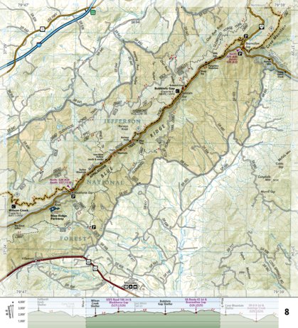 1504 AT Bailey Gap to Calf Mtn (map 08)