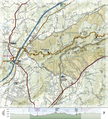 1504 AT Bailey Gap to Calf Mtn (map 07)