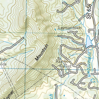 1504 AT Bailey Gap to Calf Mtn (map 07)