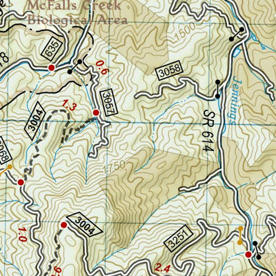 1504 AT Bailey Gap to Calf Mtn (map 09)
