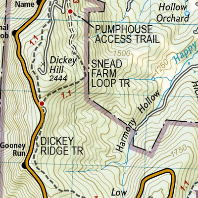 1505 AT Calf Mtn to Raven Rock (map 09)