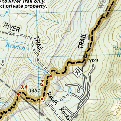 1505 AT Calf Mtn to Raven Rock (map 12)