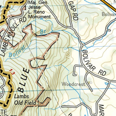 1505 AT Calf Mtn to Raven Rock (map 15)