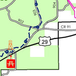 Tuskegee National Forest Trail Map
