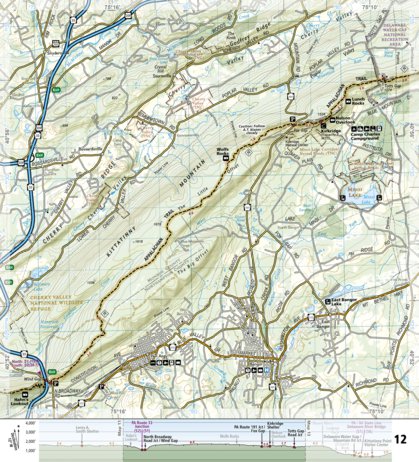1507 AT Swatara Gap to Delaware Water Gap (map 12)
