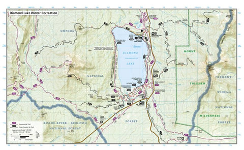 244 :: Crater Lake National Park Map by National Geographic | Avenza Maps