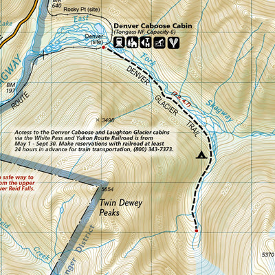 254 Chilkoot Trail, Klondike Gold Rush National Historic Park (main map)