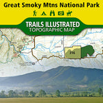 316 :: Great Smoky Mountains National Park West: Cades Cove, Elkmont Map