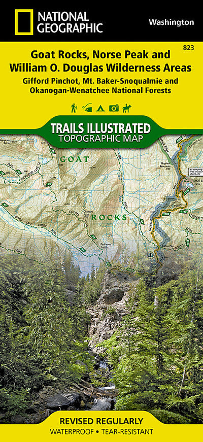 823 :: Goat Rocks, Norse Peak and William O. Douglas Wilderness Areas [Gifford Pinchot, Mt. Baker-Sn