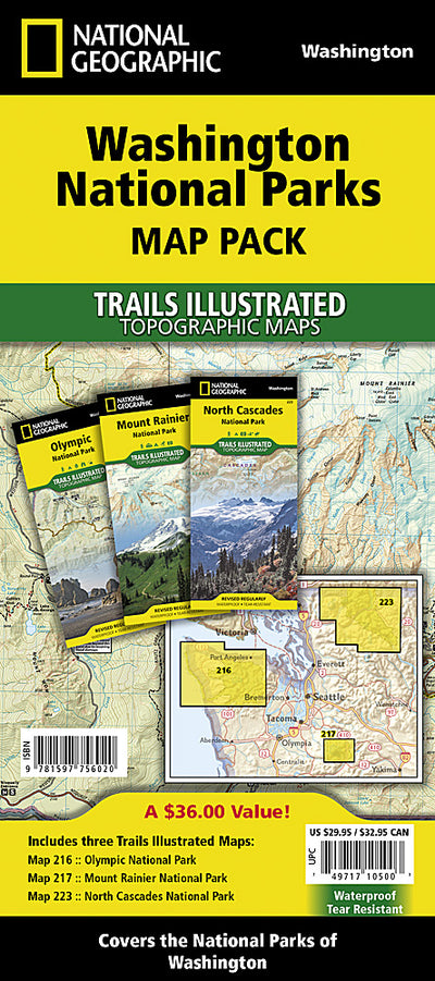 Washington National Parks [Map Pack Bundle]