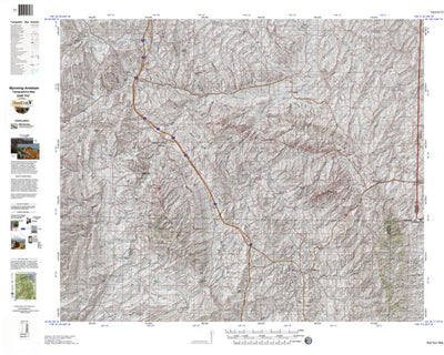 HuntData Wyoming Topo Map for Antelope Unit 113b Preview 1