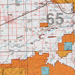 HuntData Wyoming Land Ownership Map for Elk Unit 65