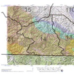 HuntData Wyoming Game Concentration Map for Elk Unit 14