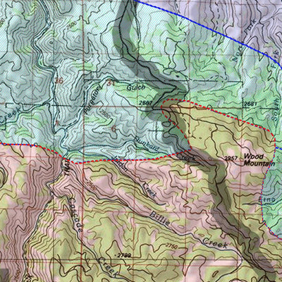 HuntData Wyoming Game Concentration Map for Elk Unit 14