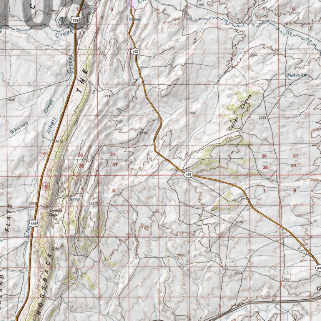 HuntData Wyoming Topo Map for Elk Unit 105 by HuntData LLC | Avenza Maps