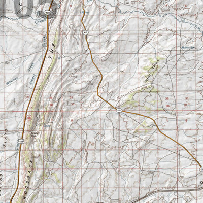 HuntData Wyoming Topo Map for Elk Unit 105
