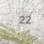 HuntData Wyoming Topo Map for Elk Unit 22