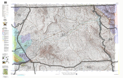 HuntData Wyoming Game Concentration Map for Elk Unit 65