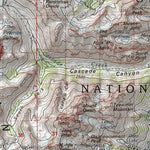 HuntData Wyoming Topo Map for Elk Unit 77