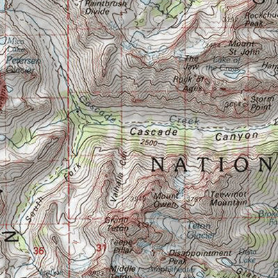 HuntData Wyoming Topo Map for Elk Unit 77