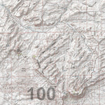 HuntData Wyoming Topo Map for Elk Unit 100w