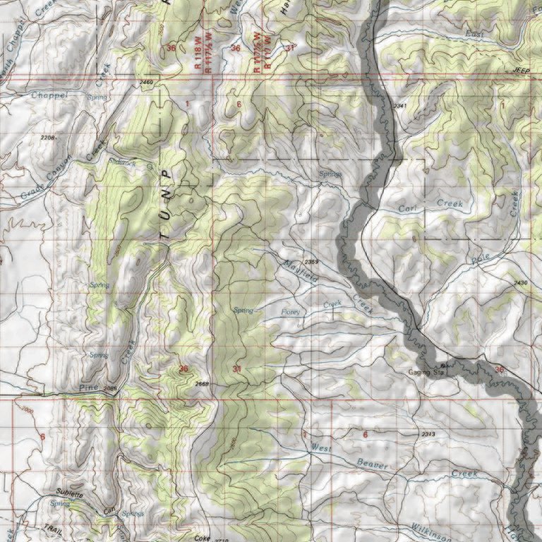 HuntData Wyoming Topo Map for Elk Unit 103 by HuntData LLC Avenza Maps