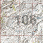HuntData Wyoming Topo Map for Elk Unit 106