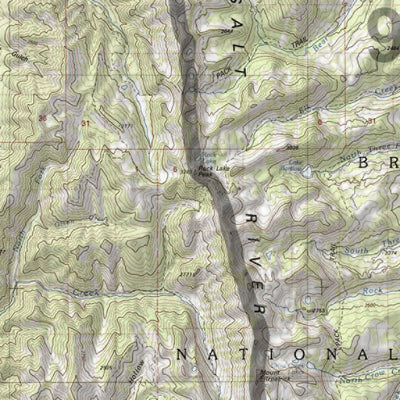 HuntData Wyoming Topo Map for Elk Unit 90