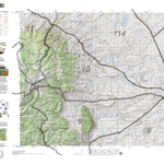 HuntData Wyoming Topo Map for Elk Unit 10
