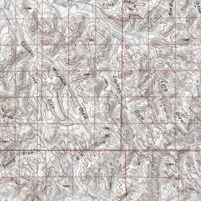 HuntData Wyoming Topo Map for Elk Unit 2