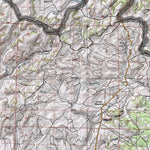 HuntData Wyoming Topo Map for Elk Unit 21