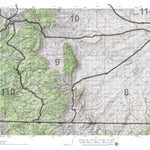 HuntData Wyoming Topo Map for Elk Unit 9