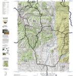 HuntData Wyoming Topo Map for Elk Unit 93