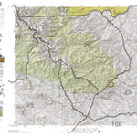 HuntData Wyoming Topo Map for Elk Unit 28