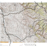 HuntData Wyoming Topo Map for Elk Unit 42