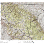 HuntData Wyoming Topo Map for Elk Unit 38