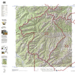 HuntData Wyoming Topo Map for Elk Unit 55