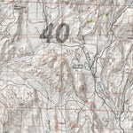 HuntData Wyoming Topo Map for Elk Unit 40