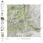 HuntData Wyoming Topo Map for Elk Unit 53