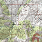 HuntData Wyoming Topo Map for Elk Unit 62