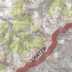 HuntData Wyoming Topo Map for Elk Unit 62