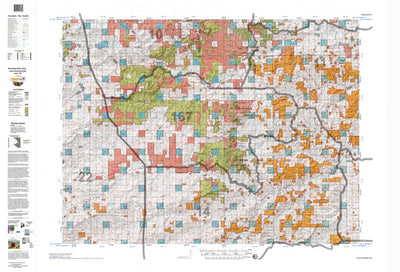 HuntData Wyoming Land Ownership Map for Mule Deer Unit 167