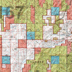 HuntData Wyoming Land Ownership Map for Mule Deer Unit 167