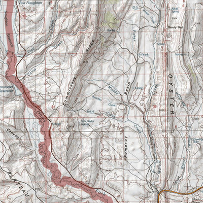 HuntData Wyoming Topo Map for Elk Unit 102