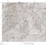 HuntData Wyoming Topo Map for Elk Unit 33