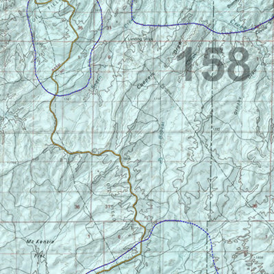 HuntData Wyoming Game Concentration Map for Mule Deer Unit 158